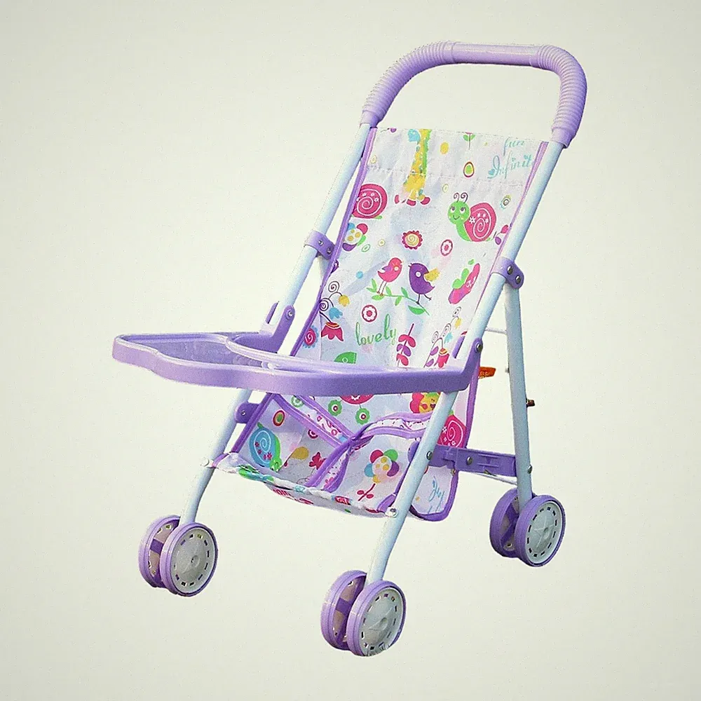 Puppenwagen-Koordination, pädagogisches Rollenspiel, Kinderspielzeug