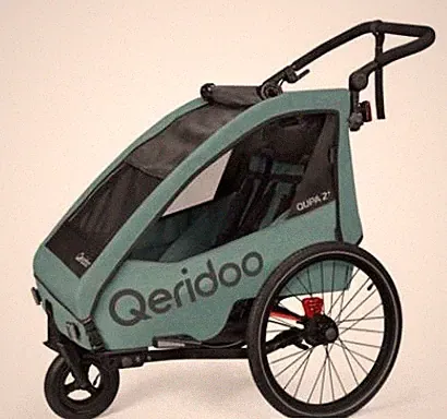 Qeridoo Qupa 2 Plus Kinderwagen – Mineralblau