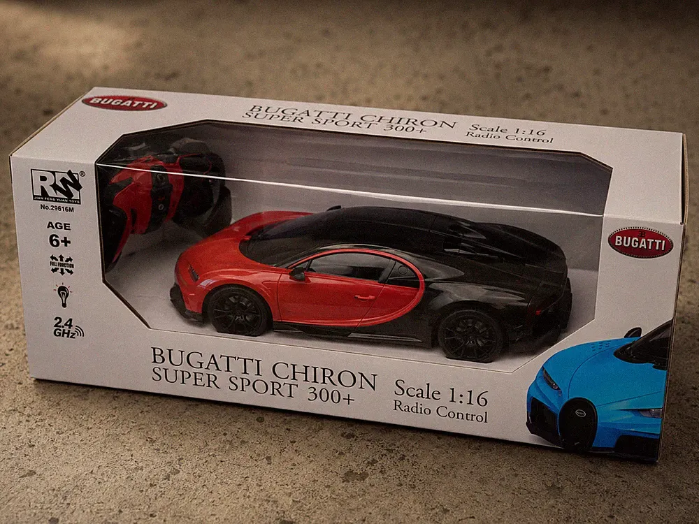 RC Auto Sportwagen 1:16 Ferngesteuert LED Licht Rot Kinder Spielzeug