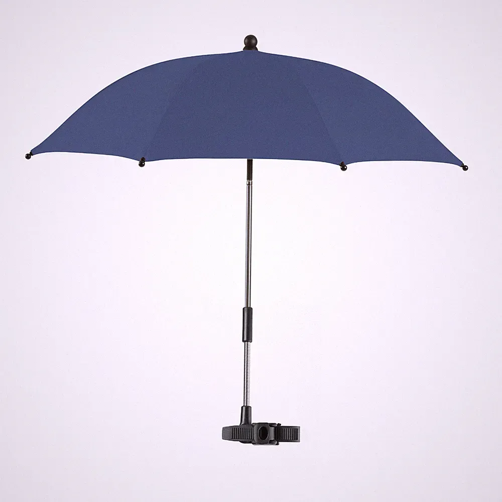 kinderwagen schirm blau