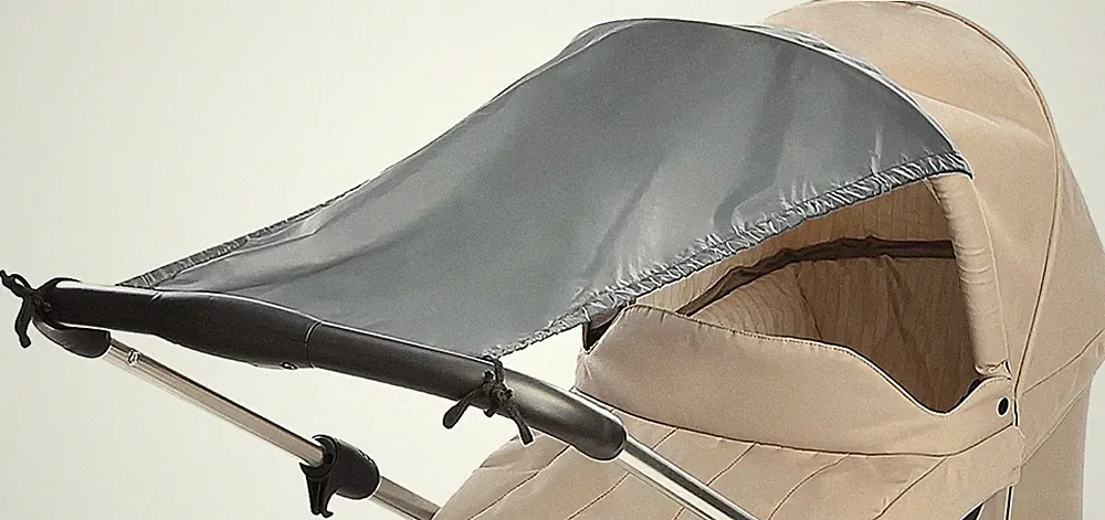 reer Sonnensegel universal für Kinderwagen Buggy Sonnenschutz 8411.8 Grau