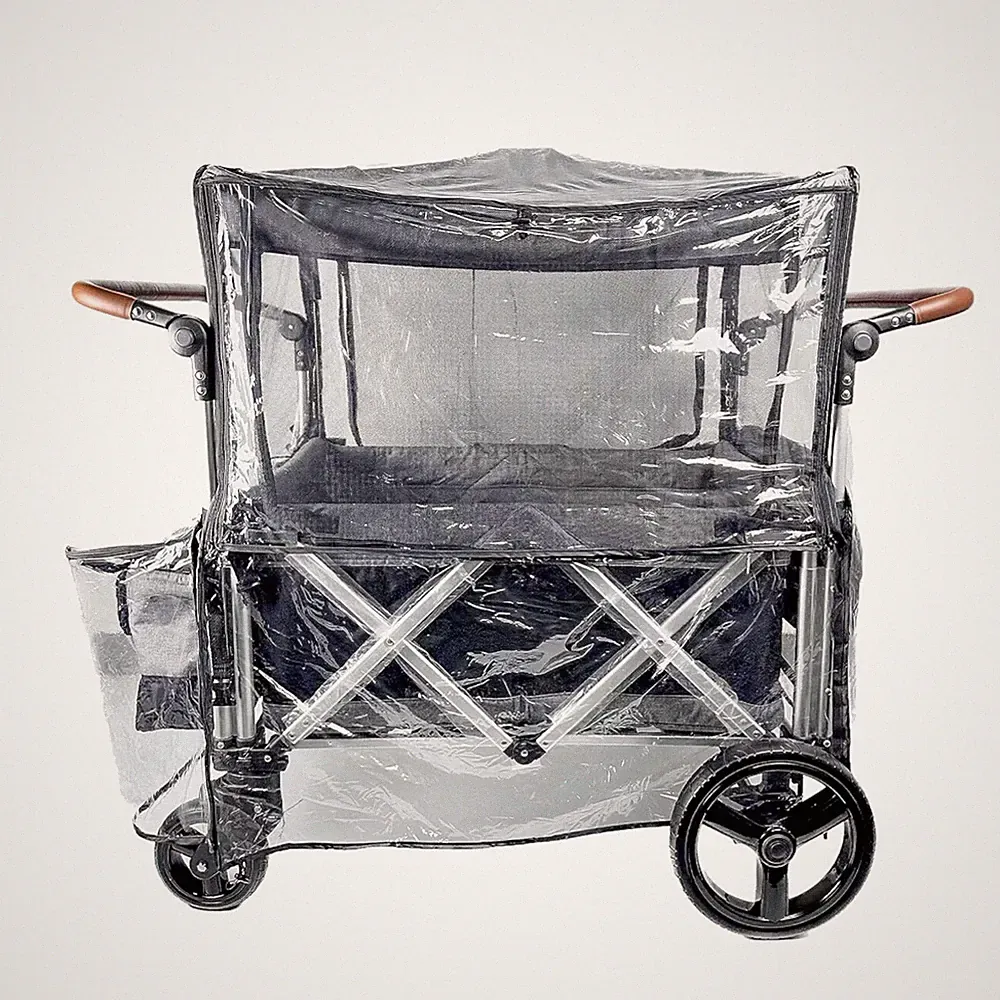 Regenabdeckung für Kinderwagen Buggy Trolley mit Fenster