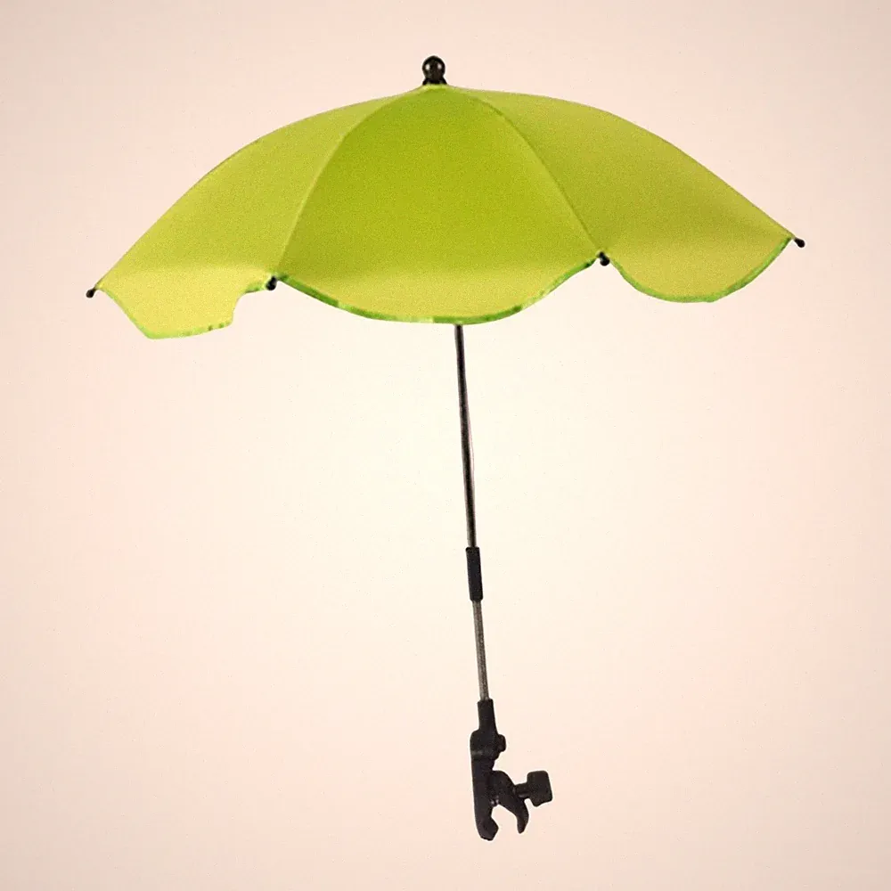 Regenschirm Zum Anklipsen für Kinderwagen, Pflanzenschatten Und Schutz Im