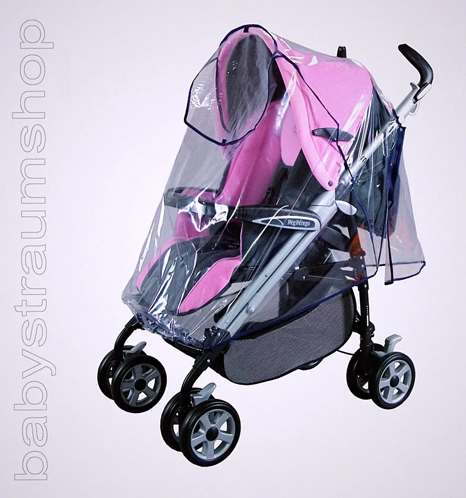 Regenschutz Regenverdeck universal für Buggy mit Dach auch Peg Perego Pliko NEU