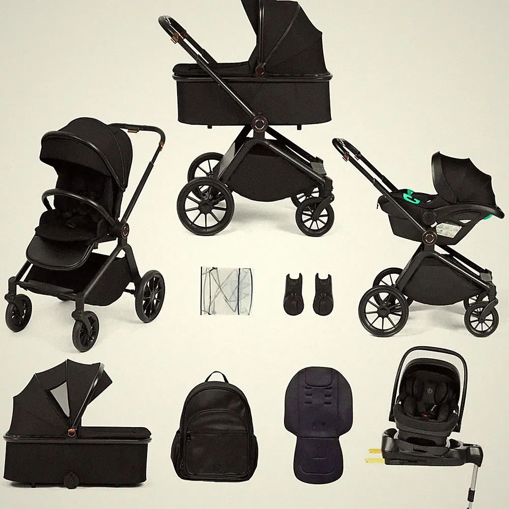 Reisesystem Kinderwagen Ickle Bubba Altima Nimbus schwarz