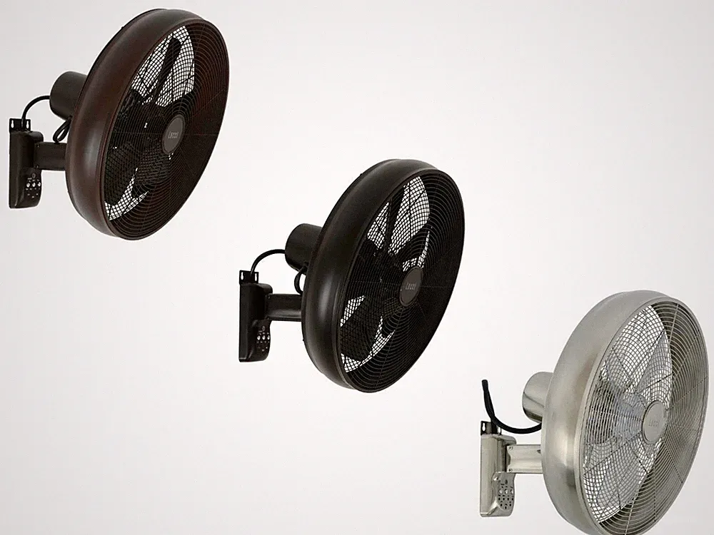 Retro Design Wandventilator Breeze Wall mit Fernbedienung verschiedene Farben