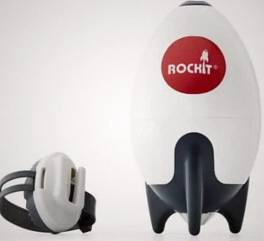 Rockit Tragbare Babywippe (AA-Batterieversion). Passend für jeden Kinderwagen, Kinderwagen, Pushc