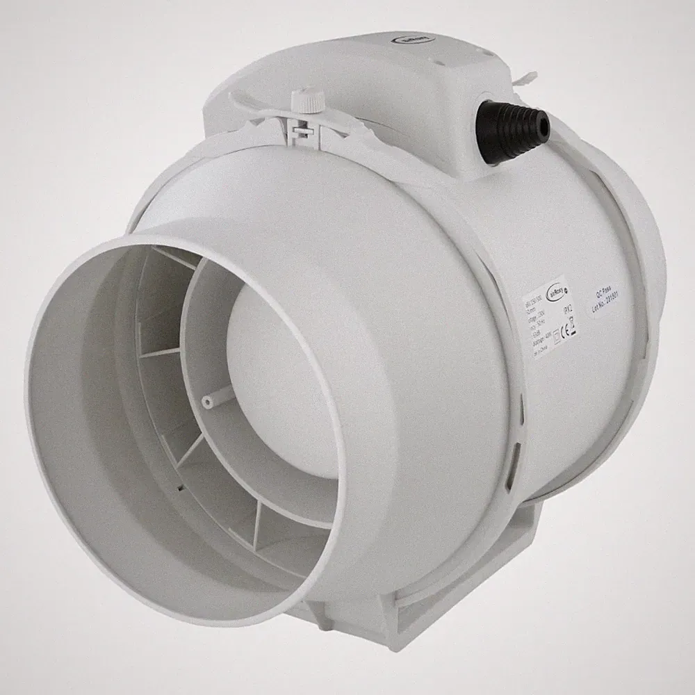Rohrventilator Rohrlüfter Ventilator Kanallüfter ø200mm Gebläse Einschub