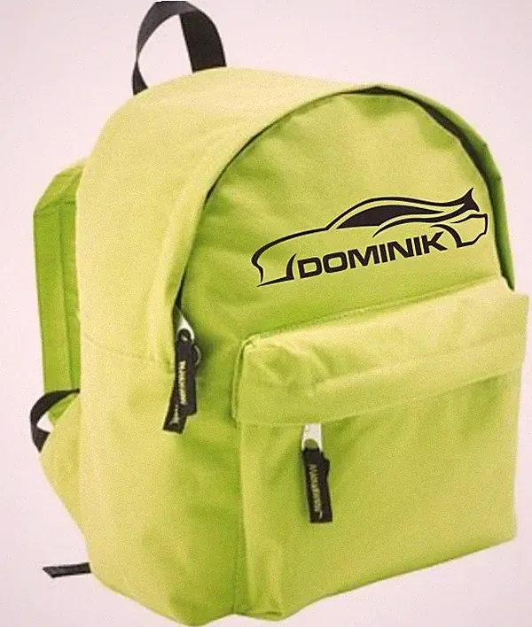 Rucksack Kids bedruckt Kinder Garten Tasche KITA Rennwagen Auto Cars + Name 57
