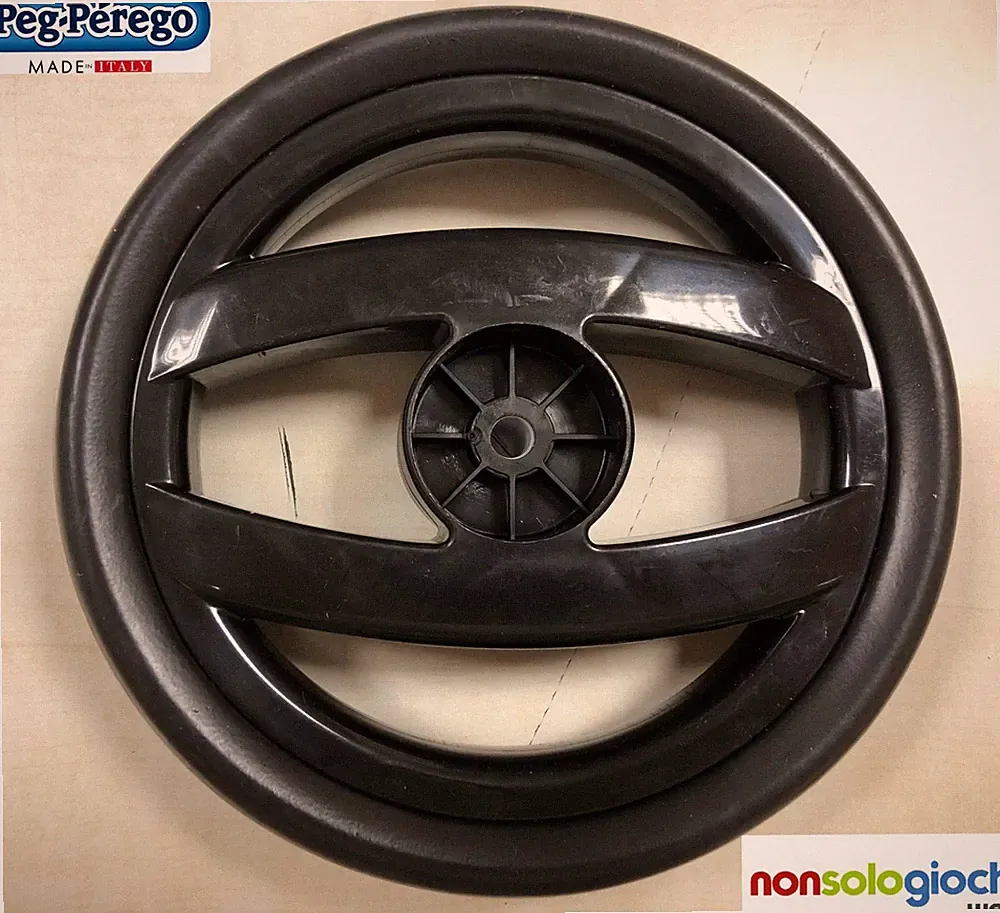 RUOTA Ersatz Pliko Peg Perego P3 SWITCH Passeggino Vorne-Hinten Schwarz Neu 1x