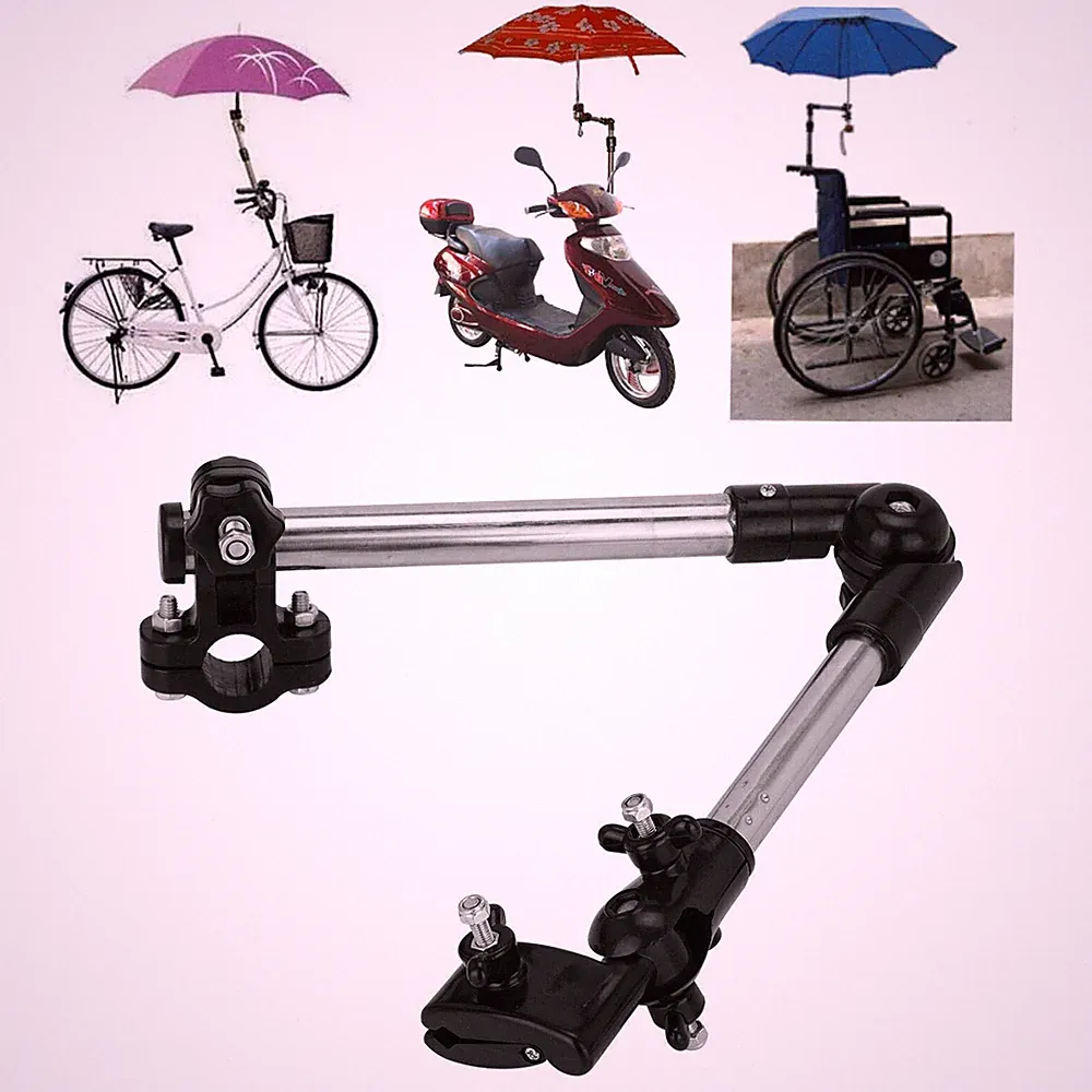 Schirmhalter für Fahrrad Rollstuhl Kinderwagen Rollator Golf Angeln Sonnenschirm