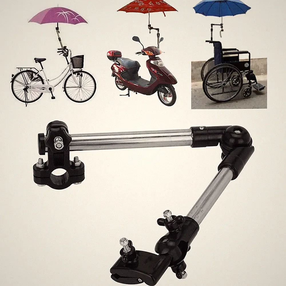Schirmhalter für Fahrrad, Rollstuhl, Kinderwagen & Rollator - Golf, Sonnenschirm