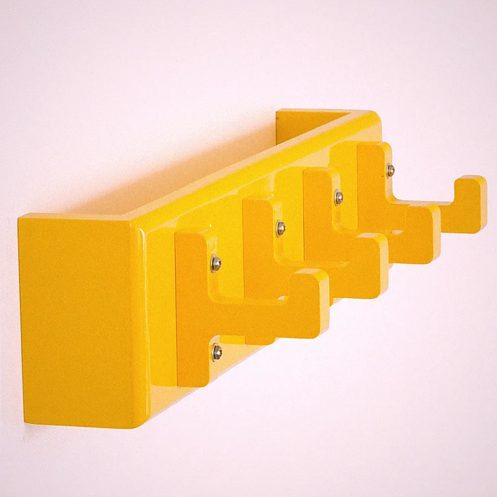 Schlüsselbrett Holz Kasten Garderobe Kleider Haken Garderoben Leiste Homestyle4u