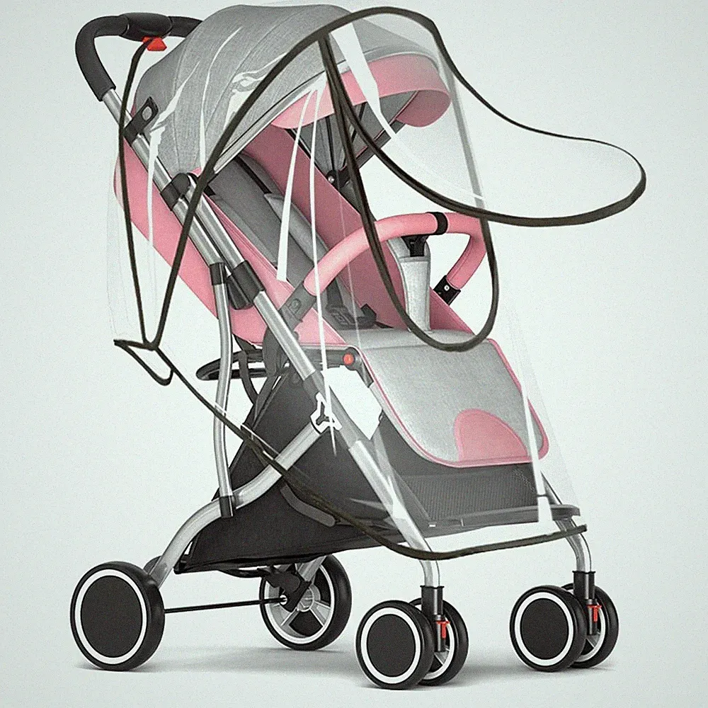 Schützen Sie Ihr Kind vor Regen und Wind mit diesem Regenschutz für Kinderwagen