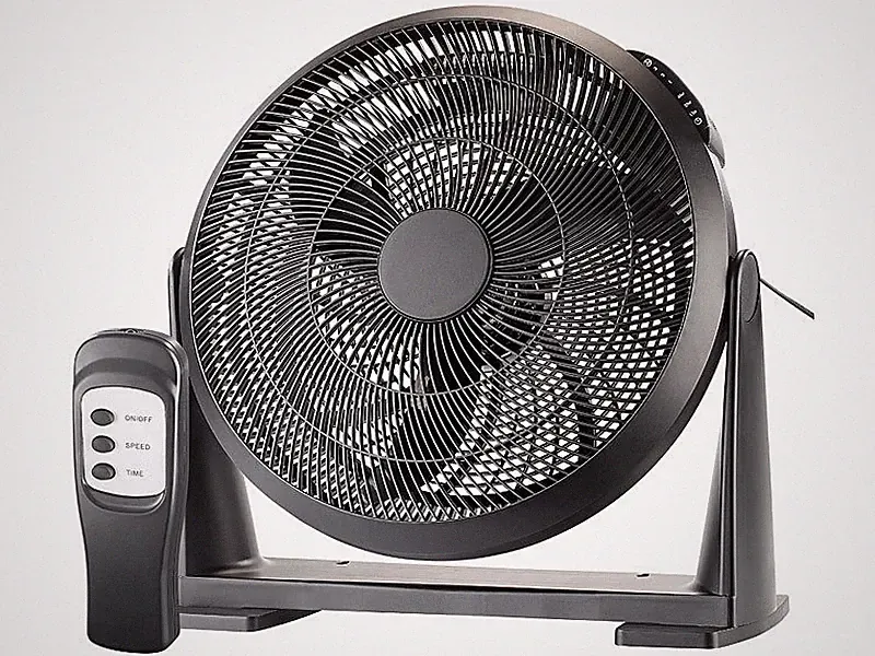 Sichler XXL Wand Boden Raum Ventilator mit Fernbedienung für Hitze Kühlung Klima