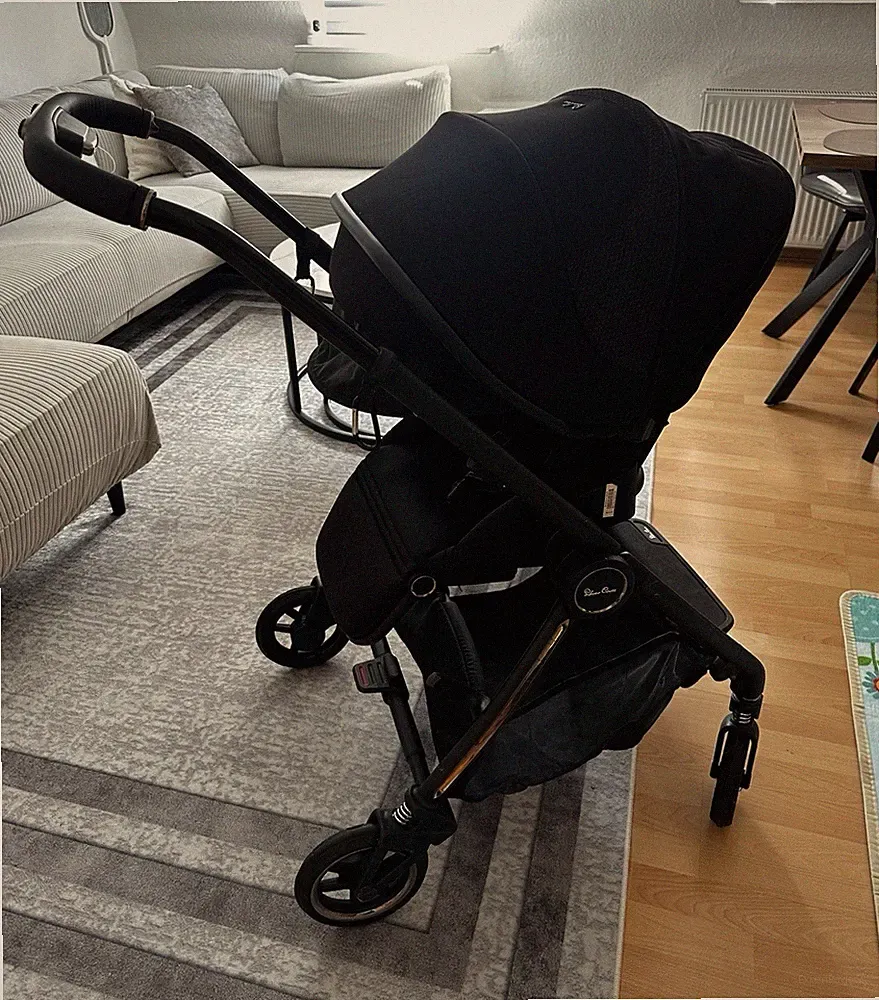 Silver Cross Dune & Reef Lie-Flat Seat Kombikinderwagen faltbar schwarz 22 kg