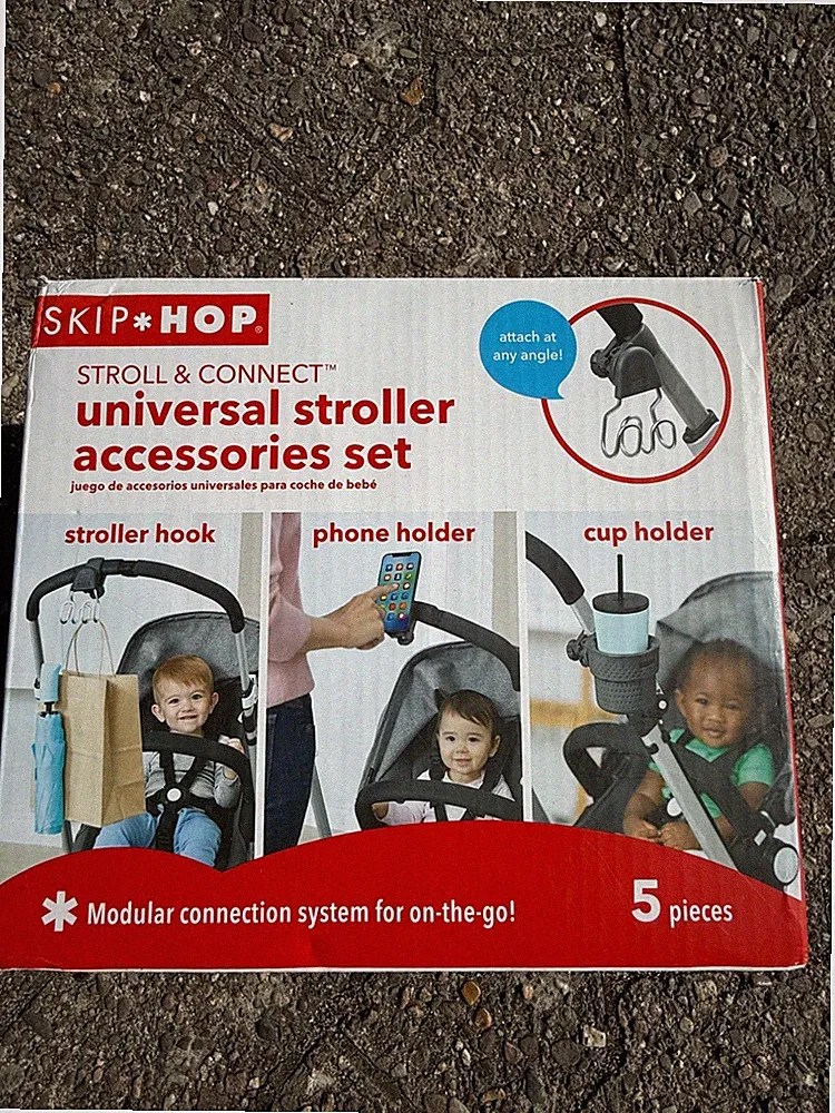 Skip Hop Universal Kinderwagen Baby Buggy Haken Handyhalter Getränkehalter