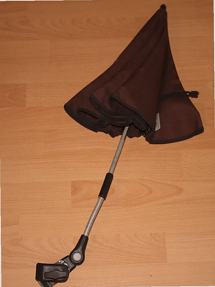 Sonnenschirm Kinderwagen - Teutonia - braun