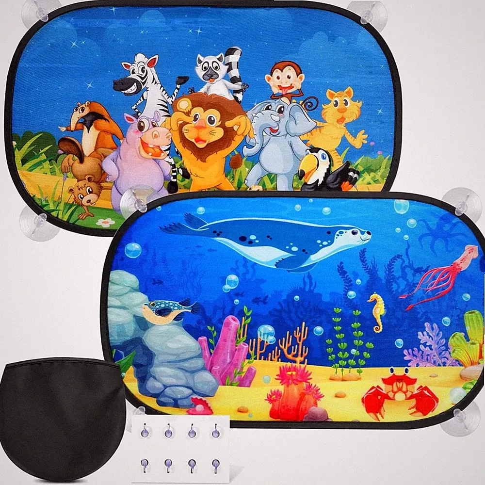Sonnenschutz Auto Baby UV Schutz Sonnenblende Kindersonnenschutz 2 Stück