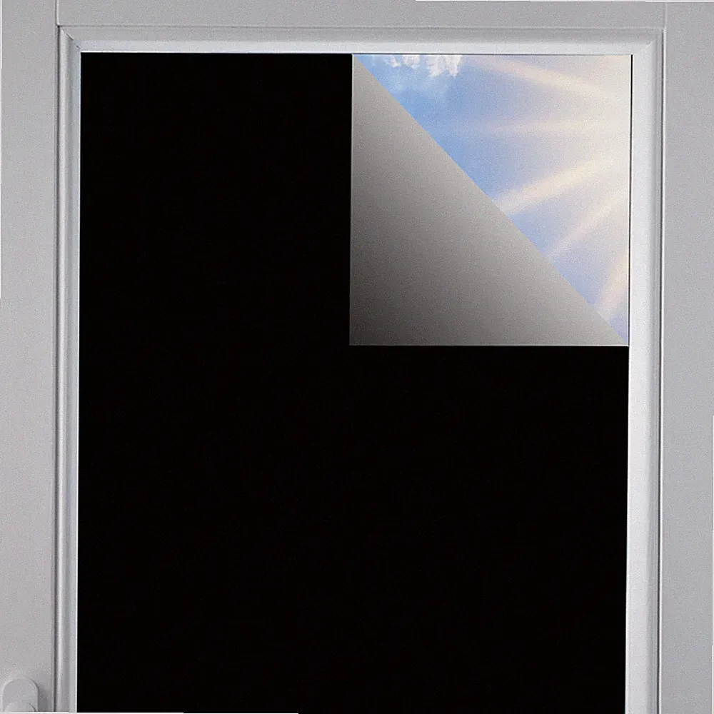 Sonnenschutz Verdunklungsstoff mit silber Thermo-Beschichtung Stoffe Meterware