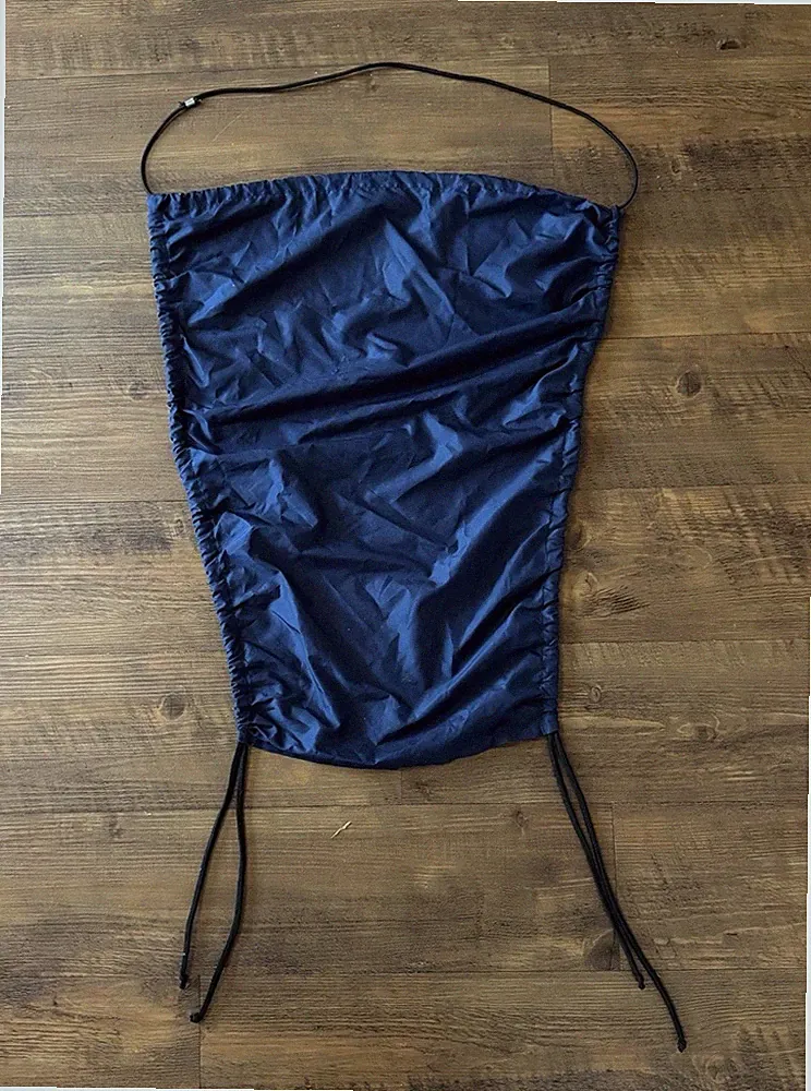 Sonnensegel für Kinderwagen Firma Eisbären dunkel blau UV-Schutz Sonnenschutz