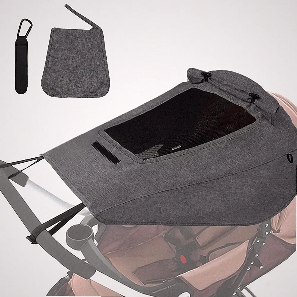 Sonnensegel für Kinderwagen UV-Schutz 50+ Sonnenschutz Buggy Baby Tuch