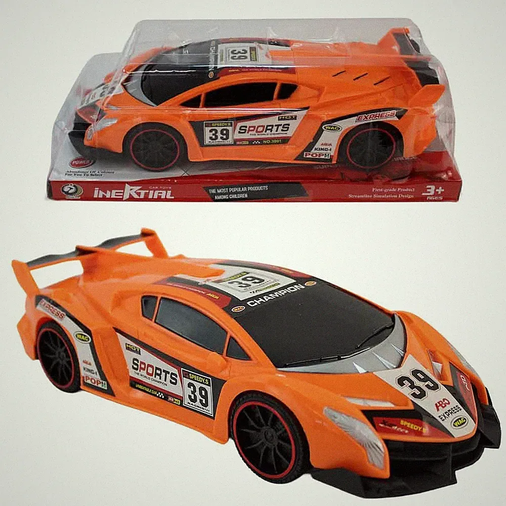 Spielzeug Sportwagen mit Rückzug - ca. 27 cm Rennauto Kinder Auto ab 3 Jahren