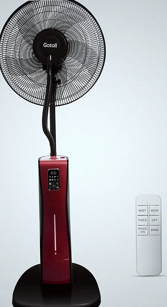 Standventilator Nebelventilator Sprühnebel Luftbefeuchter Wasserkühlung 40cm