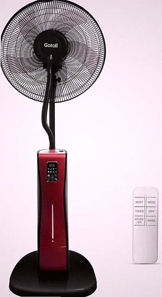 Standventilator Nebelventilator Sprühnebel Luftbefeuchter Wasserkühlung 40cm GEB