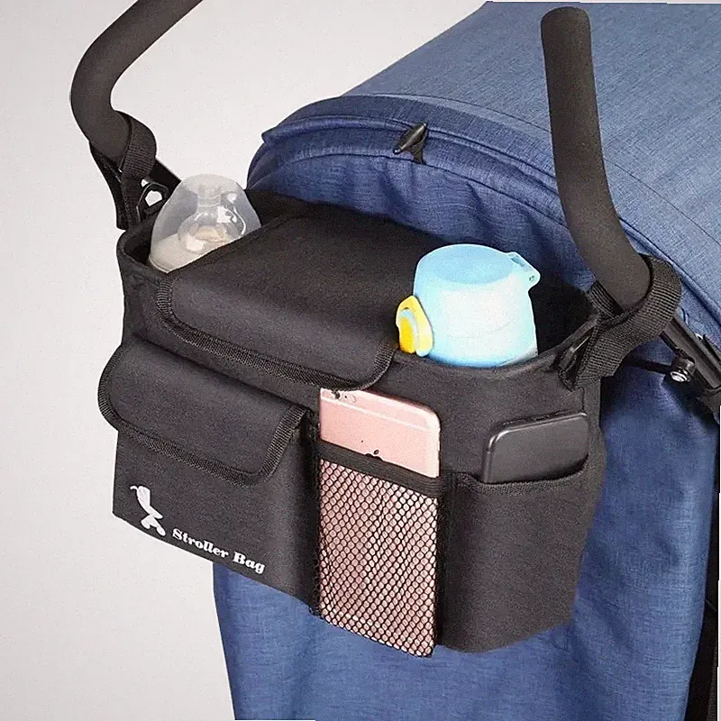 Stroller Bag Organizer , Baby Kinderwagen Baggy Tasche mit Getränkehalter