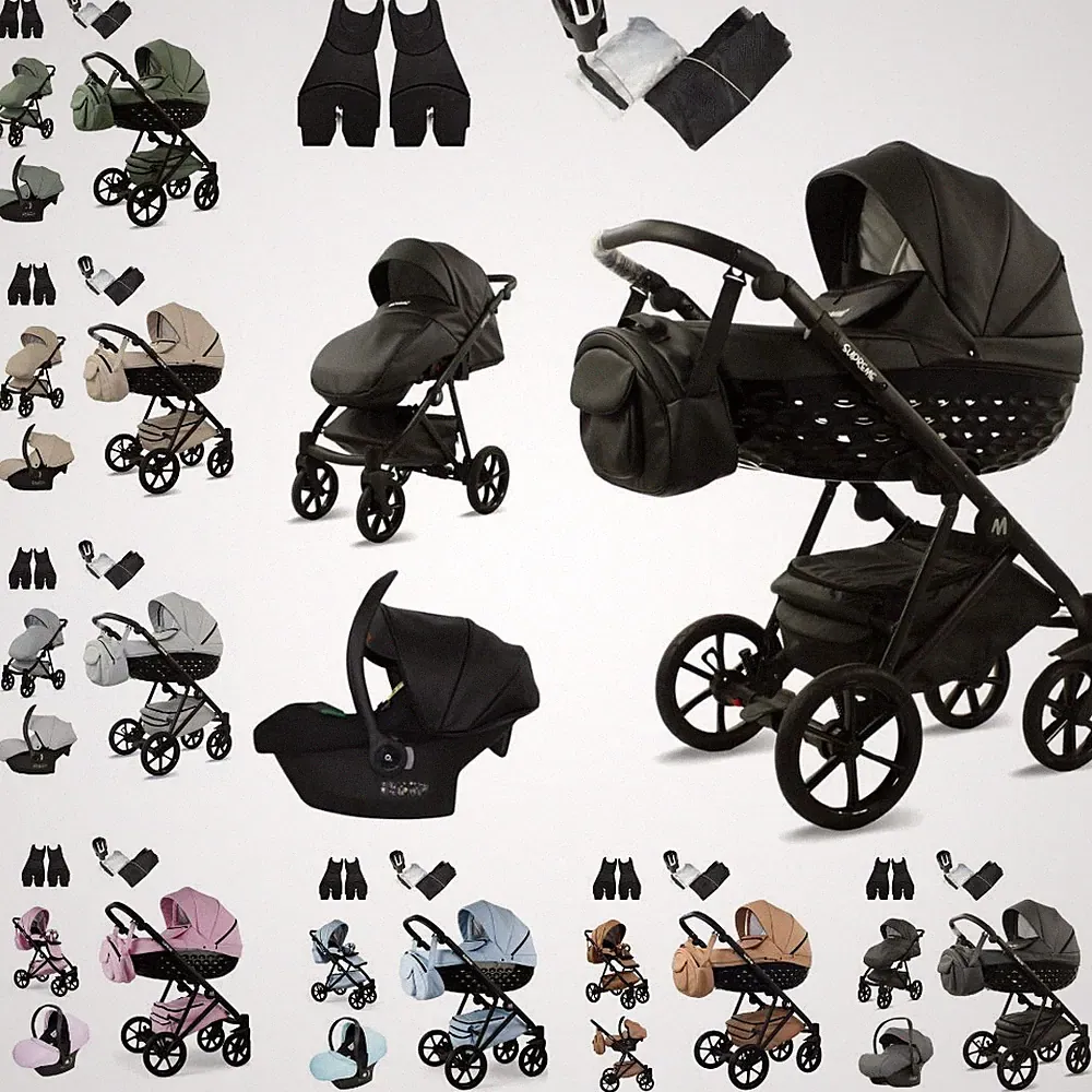 SUPREME KINDERWAGEN 2in1/3in1/4in1 AUTOSITZ