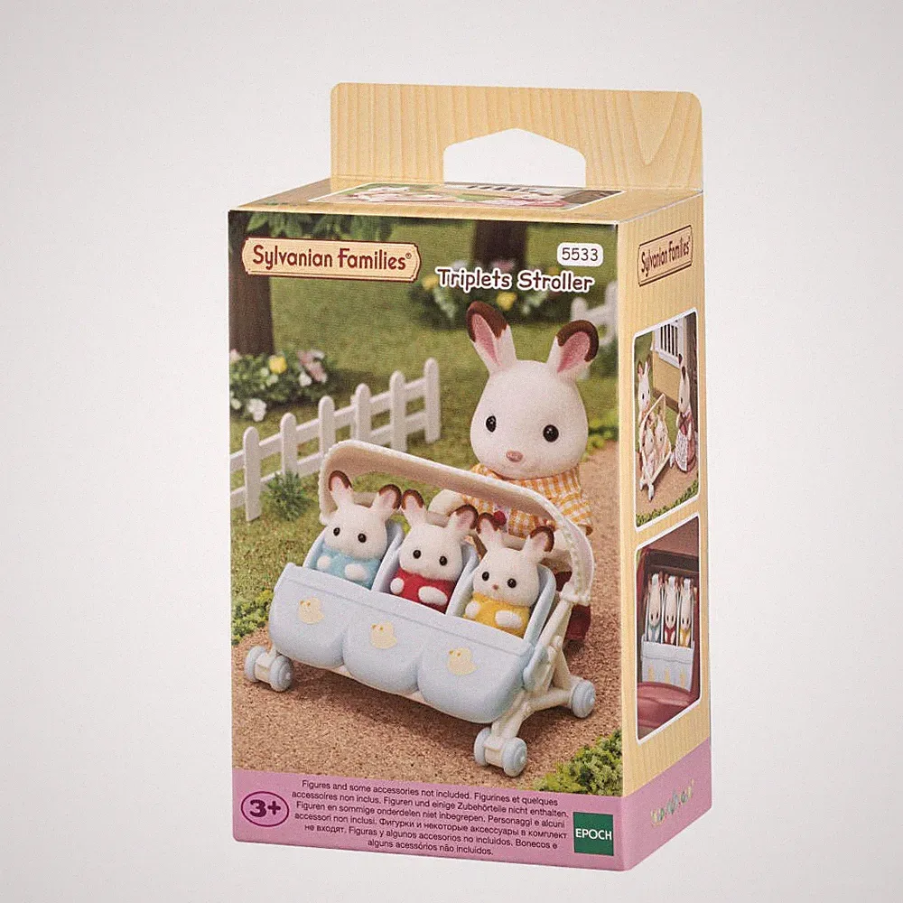 Sylvanian Families Drillings-Kinderwagen, Kinderwagen, Spielzeug, Kinder, 5533