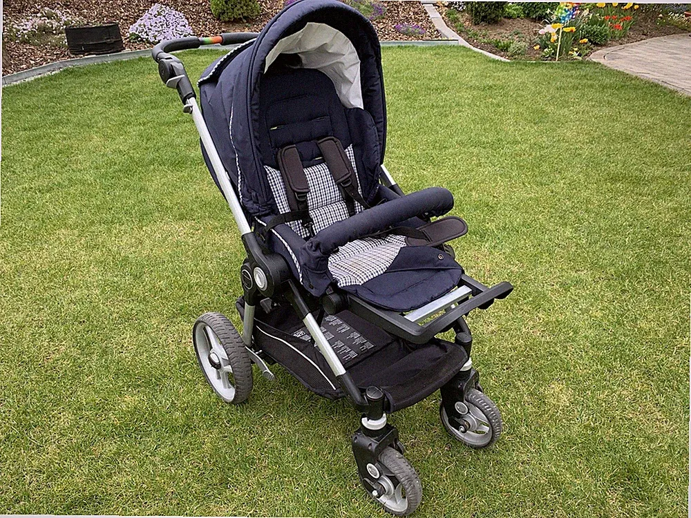 Teutonia BEYOU Blau Kombikinderwagen & Sportwagen Einsitzer Seat Kinderwagen