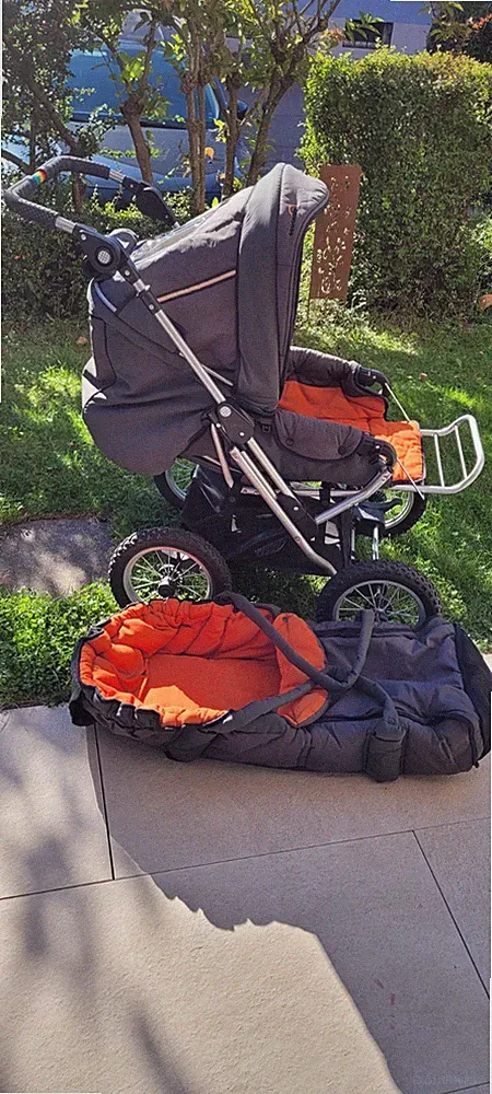Teutonia Country MISTRAL orange/khaki Kinderwagen Buggy