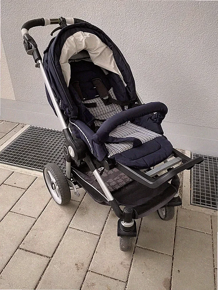 Teutonia Kinderwagen Be You in Blau - Alter 0-4J (Säugling und Kleinkind)
