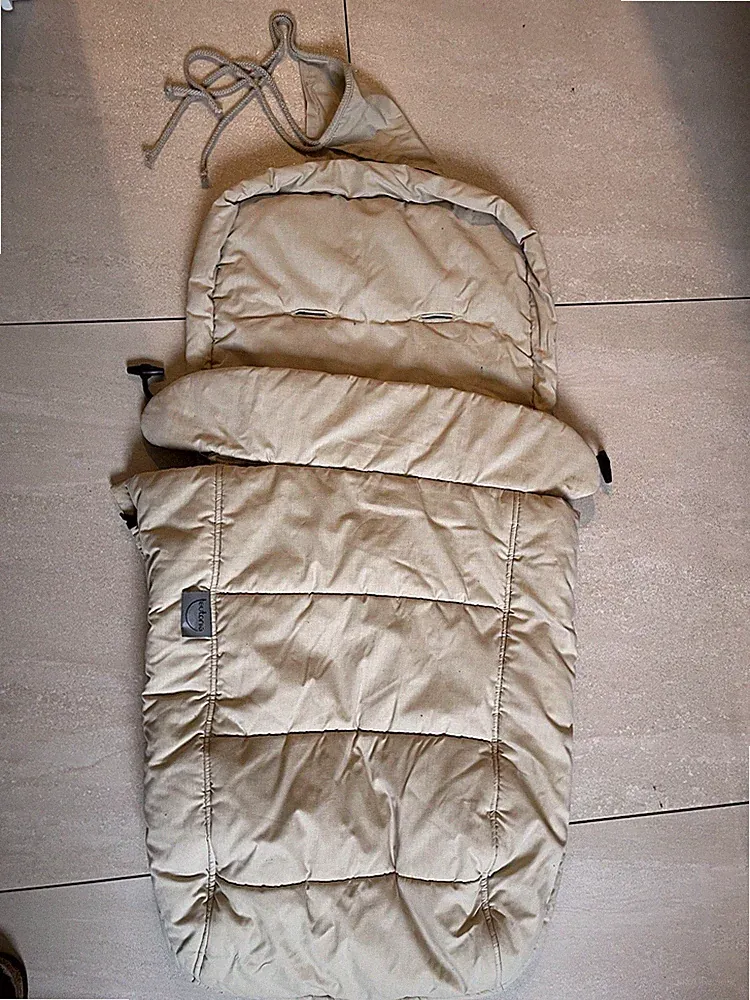 Teutonia Mistral S Beige/Braun Kombikinderwagen Schlafsack Wie Neu
