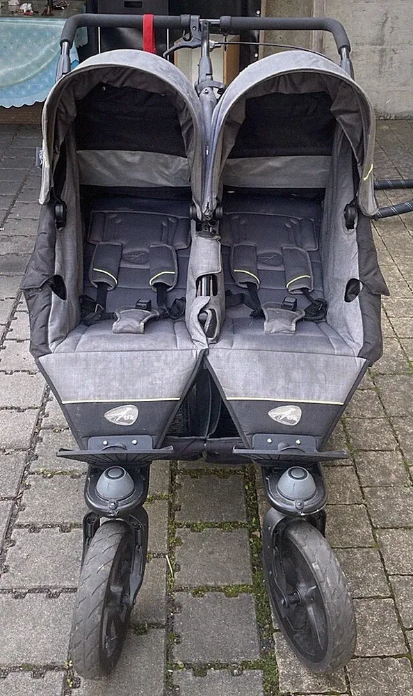 TFK Duo Zwillings- oder Geschwisterkinderwagen inkl. 2 x Kombieinheit