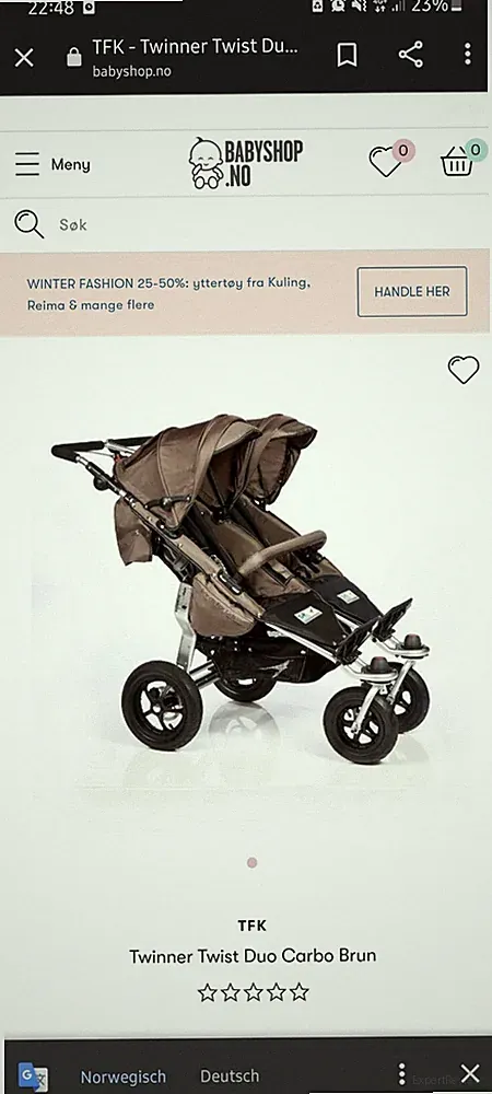 TFK geschwister kinderwagen