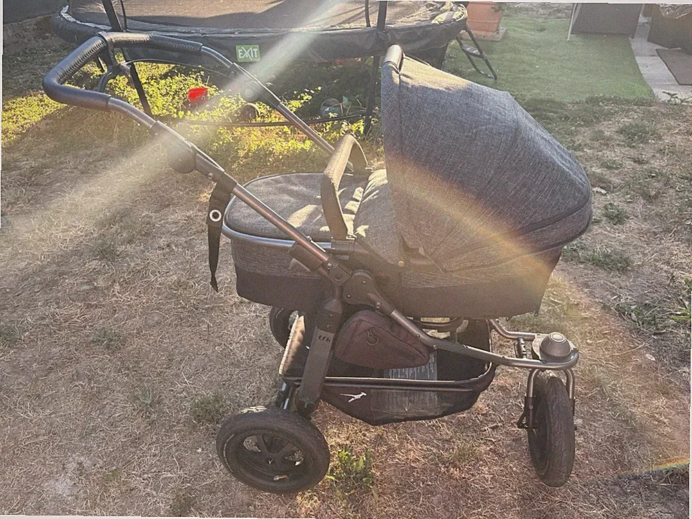 TFK Mono 2 Kombi Luftreifen Anthrazit Melange Kinderwagen