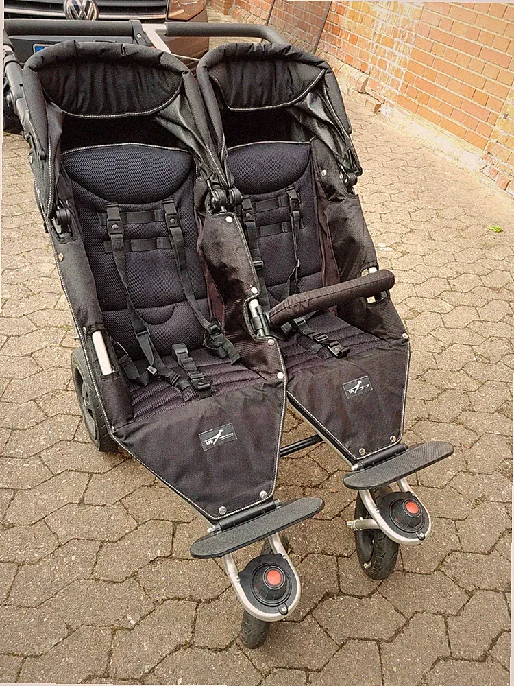 tfk twinner twist duo Zwillingskinderwagen Geschwisterkinderwagen mit Zubehör