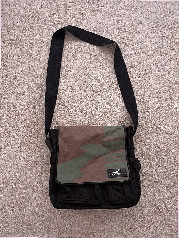 TFK Wickeltasche für Joggster – Schwarz & Olivbraun