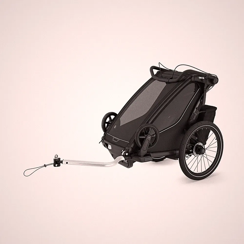 THULE Fahrradanhänger Kinderwagen Chariot Sport 2 Single Schwarz Multisport