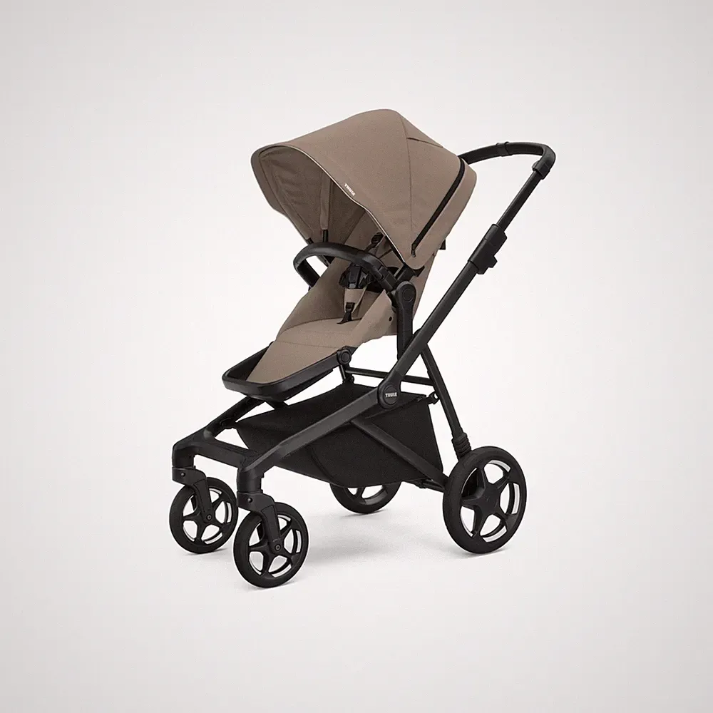 Thule Sleek 2 Kinderwagen Buggy Sportwagen klappbar taupe