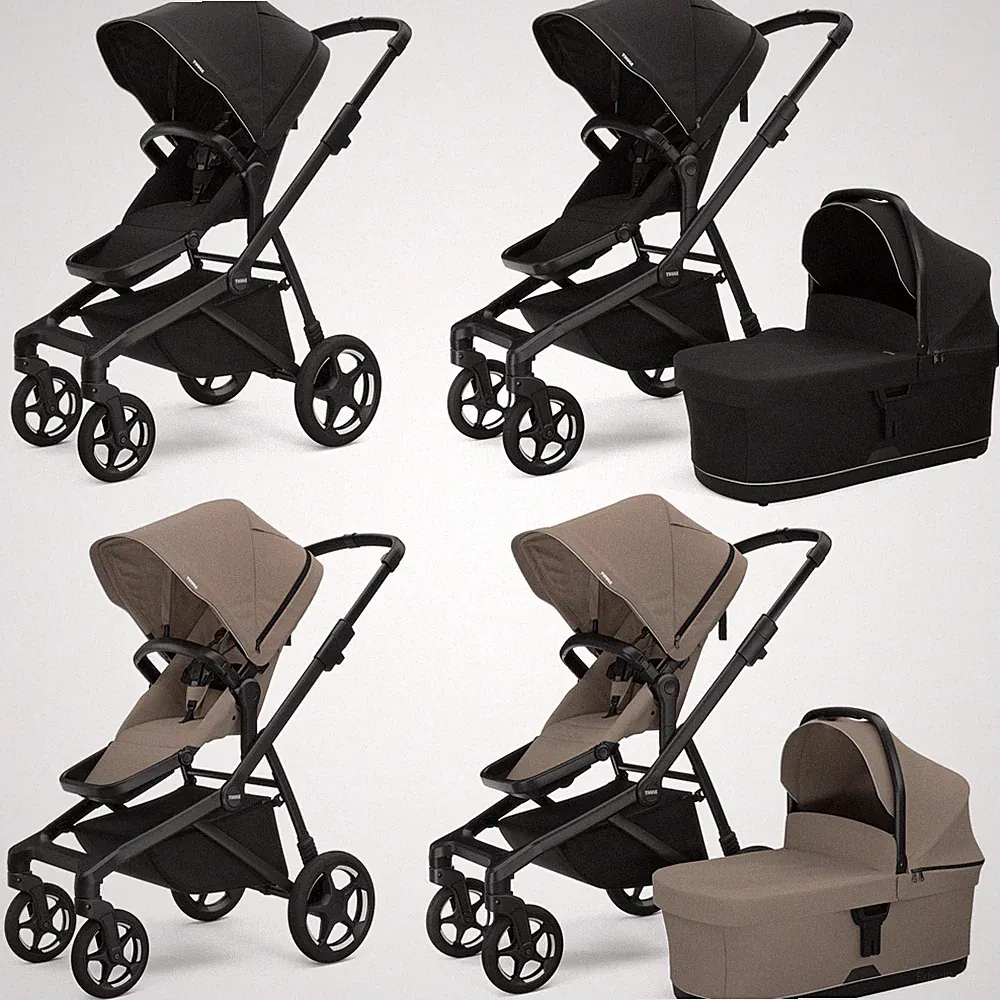 Thule Sleek 2 Kinderwagen Buggy Sportwagen schwarz taupe Freie Auswahl