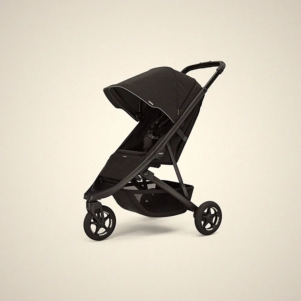 Thule Spring 2 Kinderwagen Buggy Sportwagen klappbar black on black