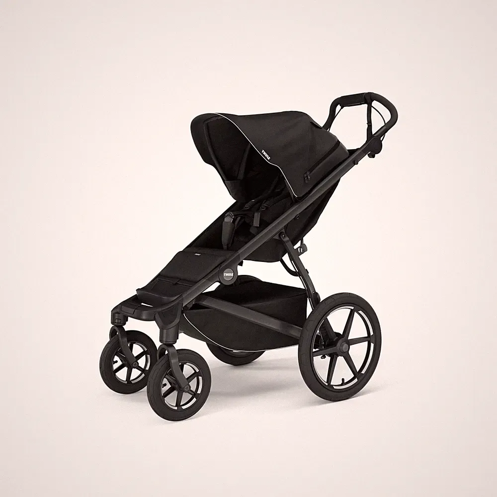 Thule Urban Glide 4-Wheel Gelände Kinderwagen Jogging Jogger Buggy Black