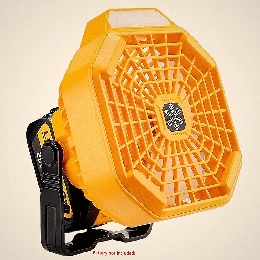 Tragbarer Camping-Ventilator für Dewalt 20V Li-Ion Akku Baustellen-Ventilator