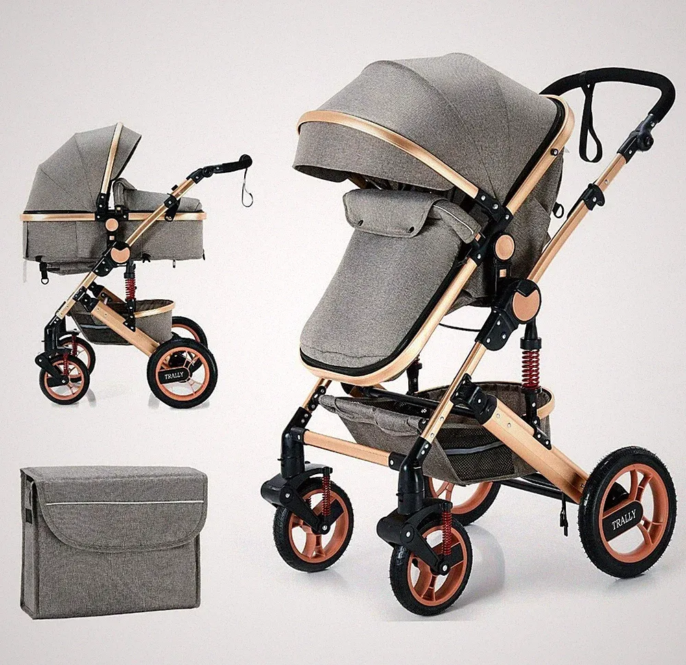Trally® 2in1 Kombi-Kinderwagen Babywanne=Buggy Reisebuggy Kinderwagen Neu KW350
