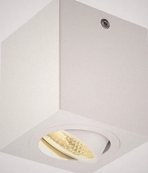 TRILEDO SQUARE CL Aufbau- downlight, mattweiss, LED, 6W, 38°, 3000K, inkl.