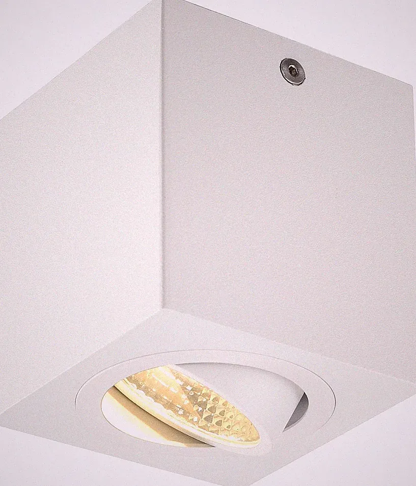 TRILEDO SQUARE CL Aufbau- downlight, mattweiss, LED, 6W, 38°, 3000K, inkl.